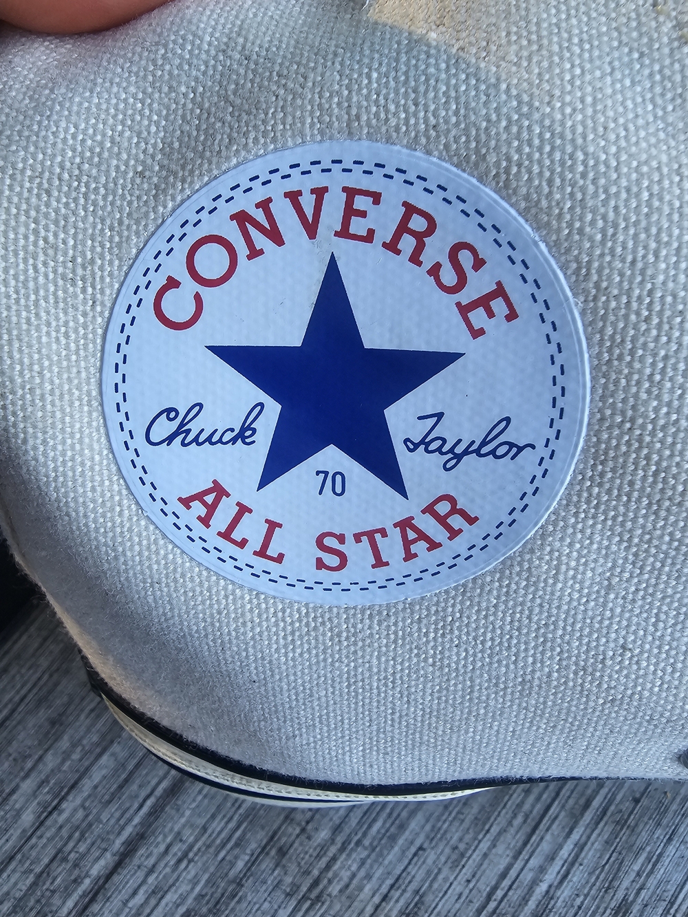 Converse x Fear of God Essentials Chuck 70 Hi Natural Ivory Size Men 7 /Womens 9 - Picture 8 of 14